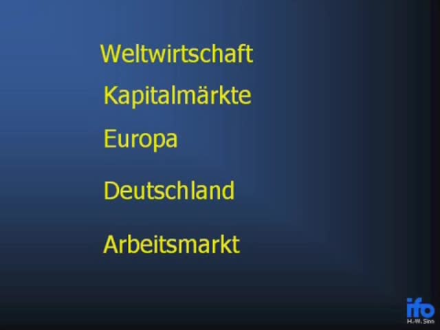 Die wirtschaftliche Lage in Deutschland und Europa