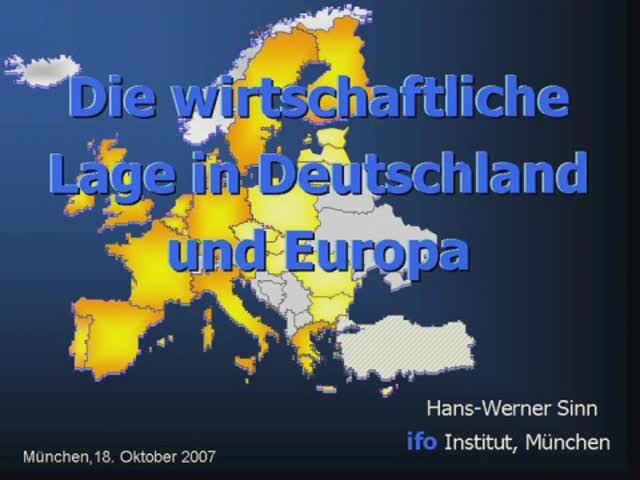 Die wirtschaftliche Lage in Deutschland und Europa