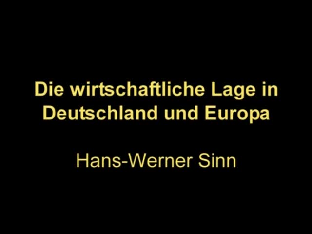 Die wirtschaftliche Lage in Deutschland und Europa