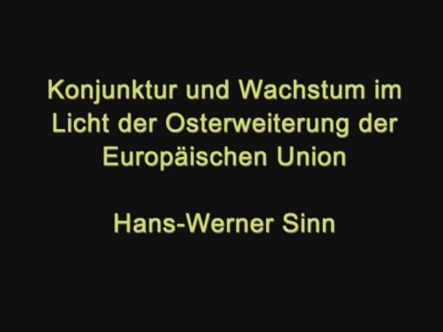 Konjunktur und Wachstum im Licht der Osterweiterung der Europäischen Union